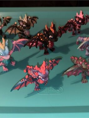 Western Dragon figurines 3d printed, articulated collectibles